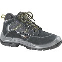 593 S1P SRC Scarpa protettiva alta tipo trekking in crosta bovina S1P SRC