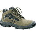 597N S1P SRC  Scarpa protettiva alta tipo trekking in crosta bovina S1P SRC